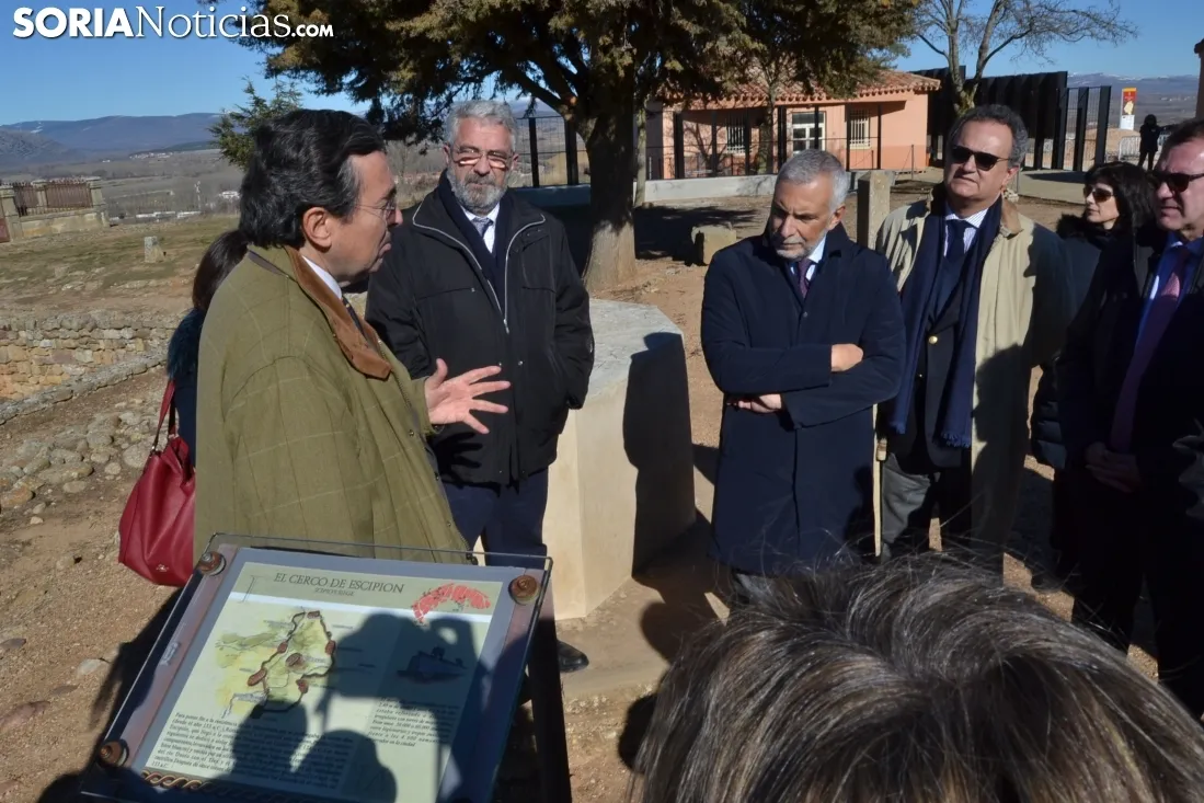 Una imagen de la visita este lunes. /SN
