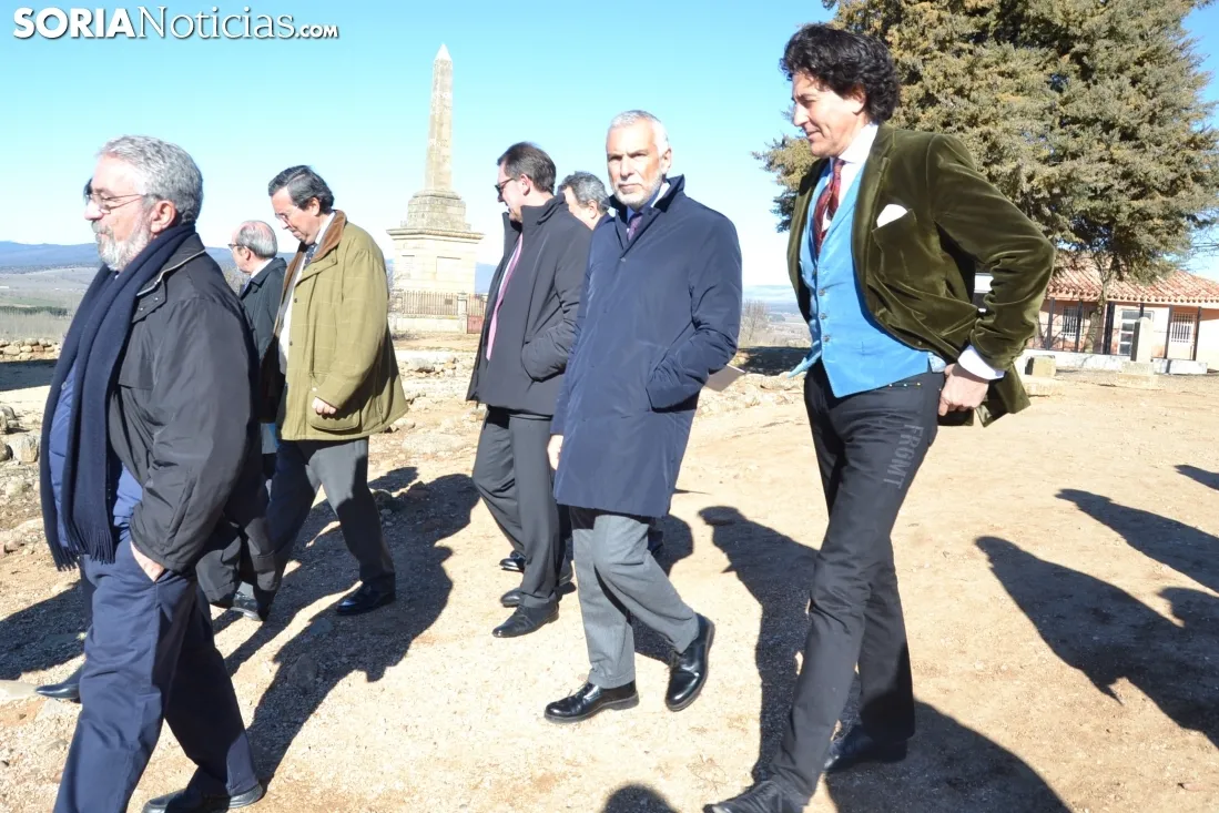 Una imagen de la visita este lunes. /SN