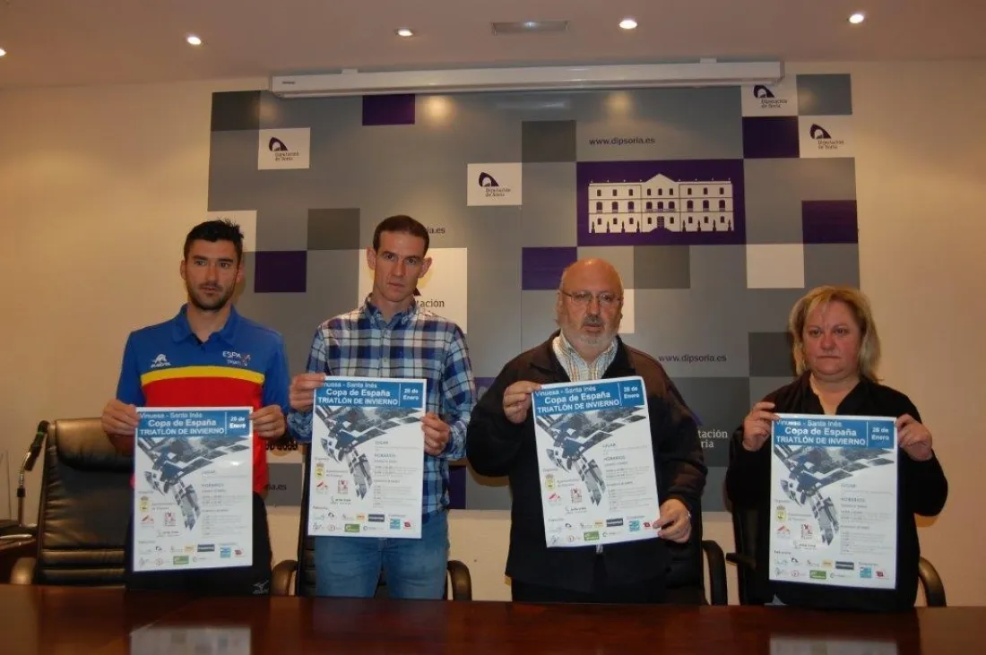 Presentación prueba de Triatlón en Diputación