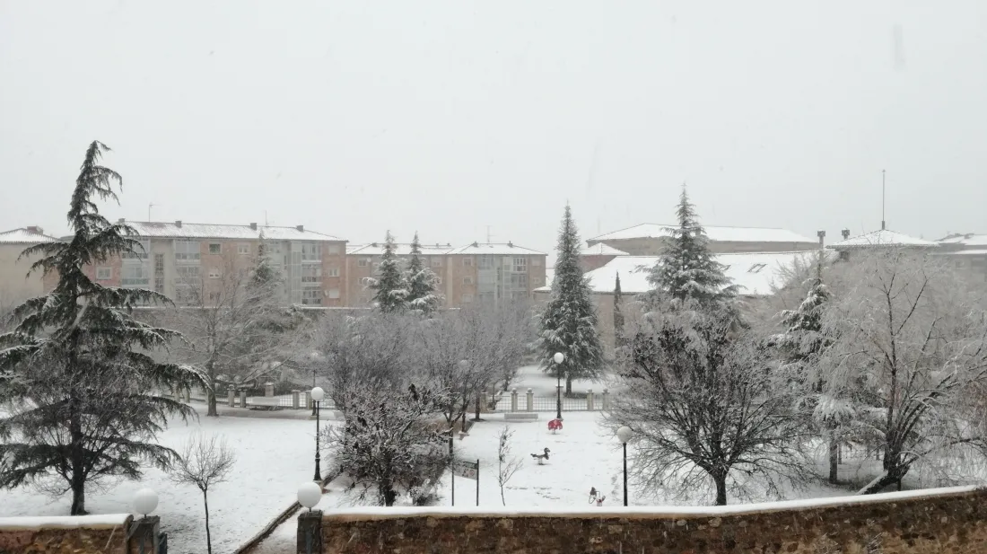 La nieve en la capital. Sergio Garcia