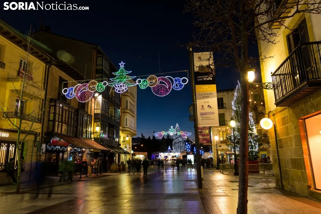 Navidad en la capital soriana. /Sara Roncal