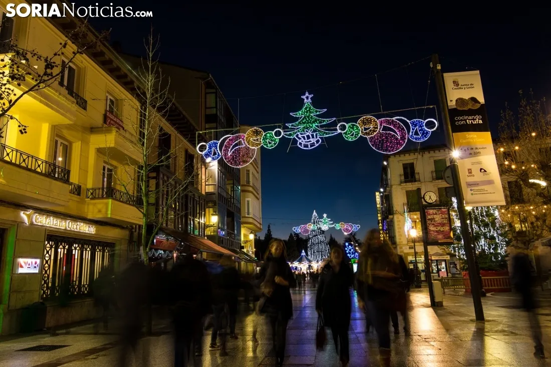 Navidad en la capital soriana. /Sara Roncal
