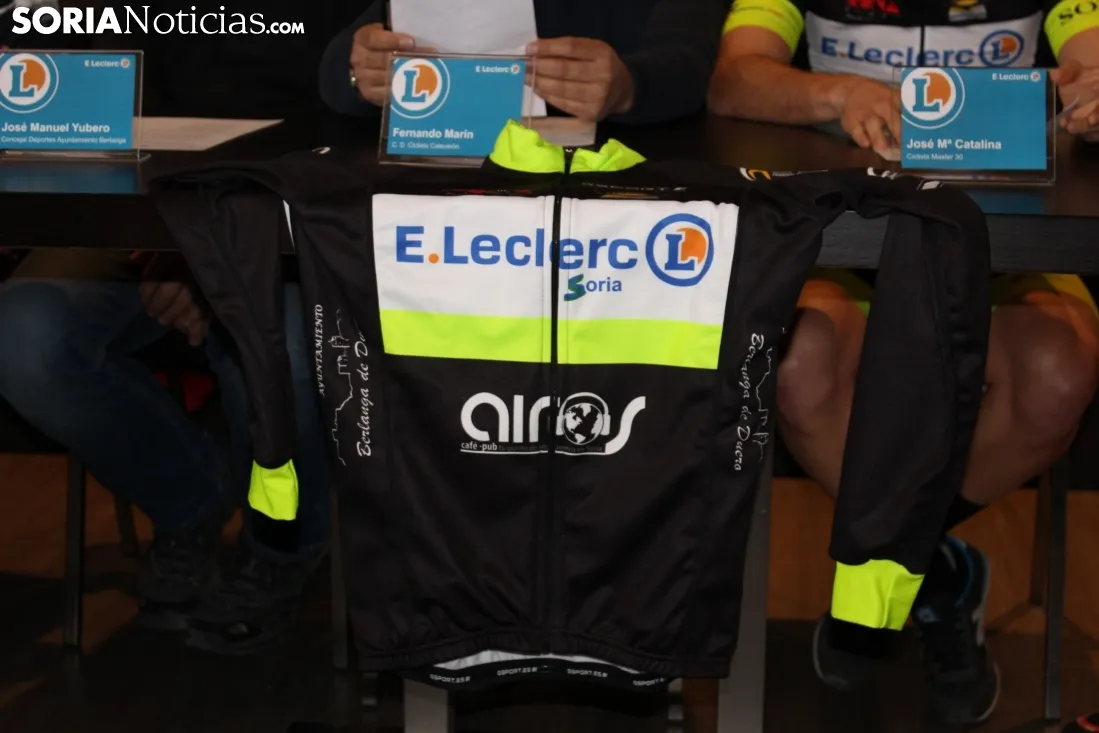 Presentación oficial del E.Leclerc Soria Cycling Team. Bernat Díez. 