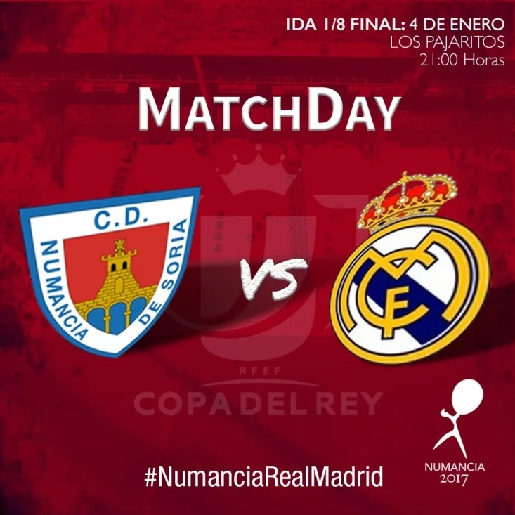 Imagen que ilustra el choque de esta noche. CD Numancia.