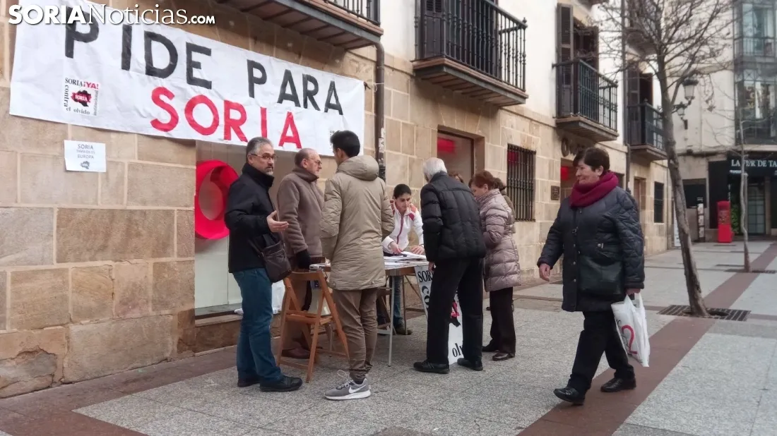 ¡Soria Ya! recoge las peticiones de los sorianos.
