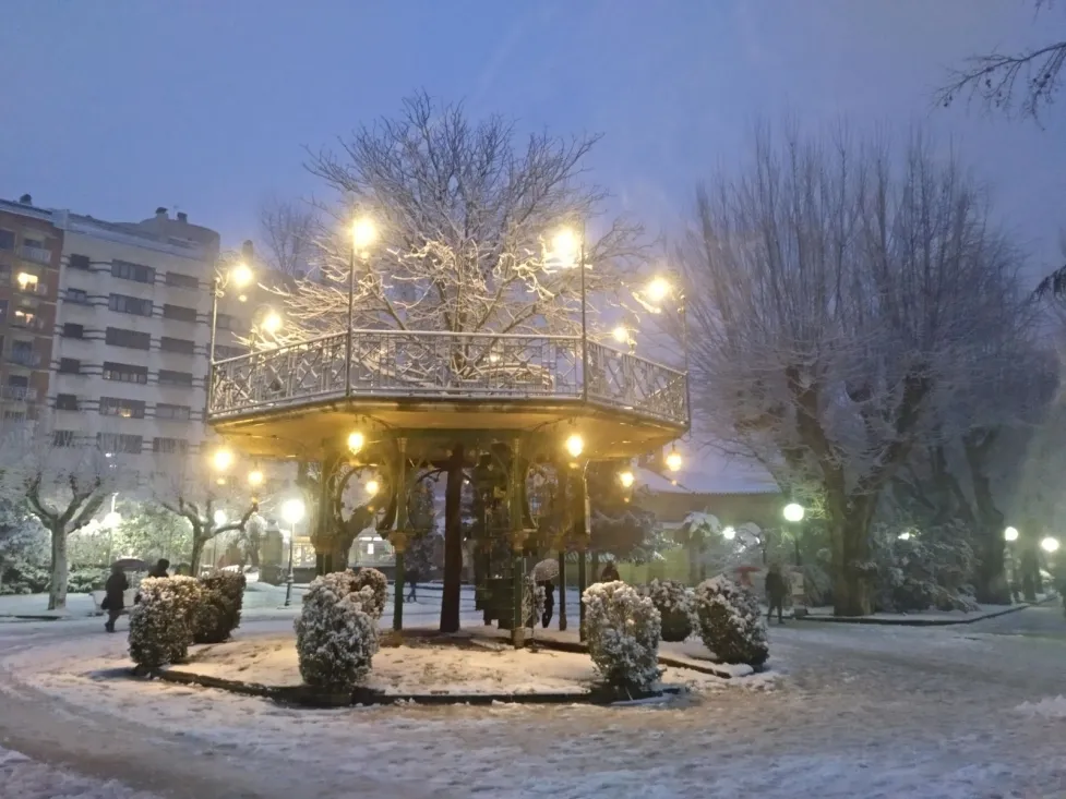 La nieve en la capital. Beatriz Cascante