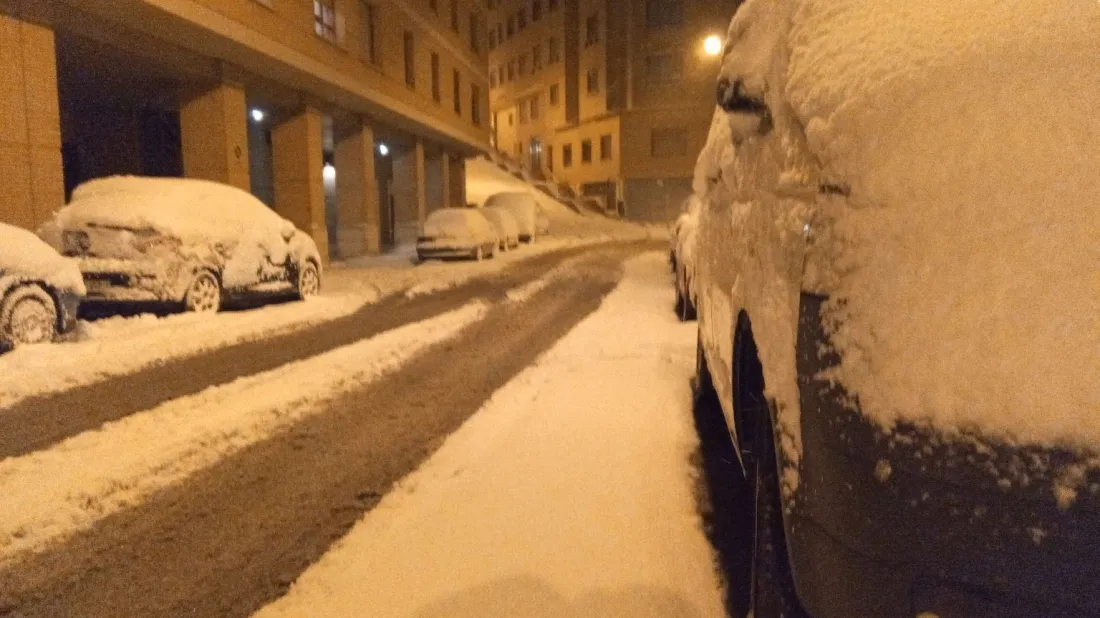 La nieve en la capital. Pedro Calavia