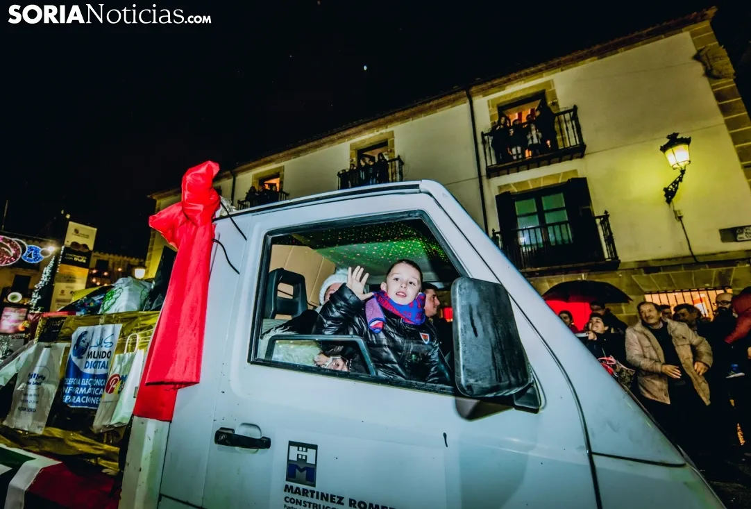La cabalgata de los Reyes de Soria al detalle. Carmen de Vicente