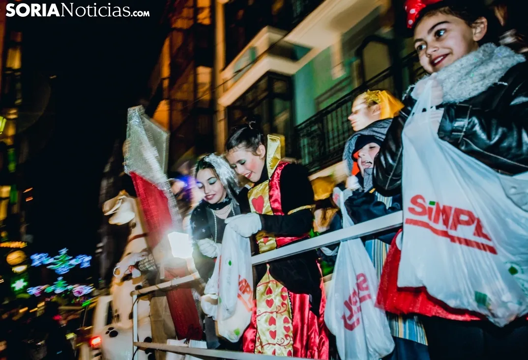La cabalgata de los Reyes de Soria al detalle. Carmen de Vicente