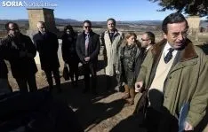 Una imagen de la visita este lunes. /SN