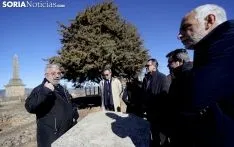 Una imagen de la visita este lunes. /SN