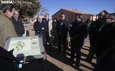Una imagen de la visita este lunes. /SN