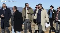 Una imagen de la visita este lunes. /SN
