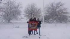 Domingo de nieves en Soria.
