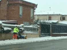 Domingo de nieves en Soria.