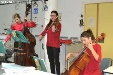 Las hermanas Asensio López durante 'Corcheas de Sutura' 2017.