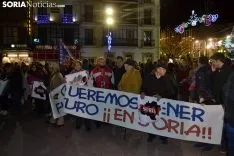 Manifestación de Soria Ya antes del Madrid y fiesta en la Herradores. SN