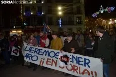 Manifestación de Soria Ya antes del Madrid y fiesta en la Herradores. SN