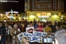 Manifestación de Soria Ya antes del Madrid y fiesta en la Herradores. SN