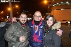 Aficionados rojillos en Madrid. SN