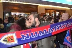 Aficionados rojillos en Madrid. SN