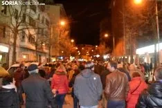 Manifestación de Soria Ya antes del Madrid y fiesta en la Herradores. SN