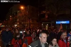 Manifestación de Soria Ya antes del Madrid y fiesta en la Herradores. SN
