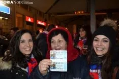 Aficionados rojillos en Madrid. SN