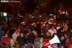 Manifestación de Soria Ya antes del Madrid y fiesta en la Herradores. SN