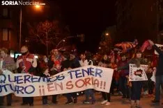 Manifestación de Soria Ya antes del Madrid y fiesta en la Herradores. SN