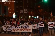 Manifestación de Soria Ya antes del Madrid y fiesta en la Herradores. SN