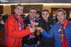 Aficionados rojillos en Madrid. SN
