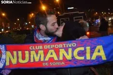 Aficionados rojillos en Madrid. SN