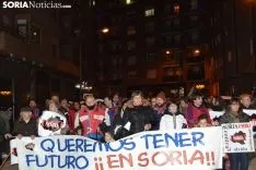 Manifestación de Soria Ya antes del Madrid y fiesta en la Herradores. SN