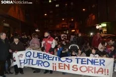 Manifestación de Soria Ya antes del Madrid y fiesta en la Herradores. SN