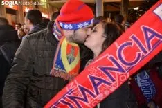 Aficionados rojillos en Madrid. SN