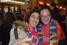 Aficionados rojillos en Madrid. SN