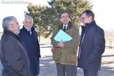 Una imagen de la visita este lunes. /SN