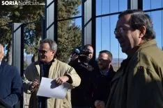 Una imagen de la visita este lunes. /SN