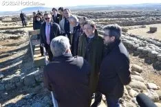Una imagen de la visita este lunes. /SN