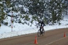 Imágenes de la Copa de España de Triatlón de Invierno.