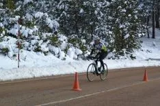 Imágenes de la Copa de España de Triatlón de Invierno.