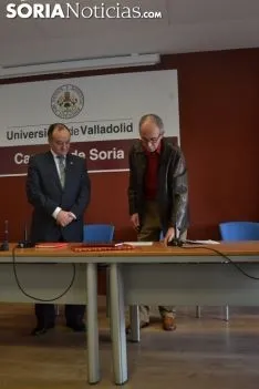 Imagen de la toma de posesión este viernes. /SN