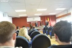 Imagen de la toma de posesión este viernes. /SN
