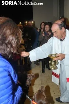 Una imagen de la bendición este miércoles. /SN