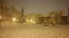 La nieve en la capital. Sergio Garcia