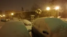 La nieve en la capital. Sergio Garcia