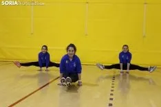 Entrenamiento del CD Gimnasia Soria en el Pabellón Los Pajaritos. Bernat Díez.