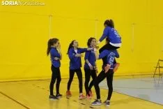 Entrenamiento del CD Gimnasia Soria en el Pabellón Los Pajaritos. Bernat Díez.