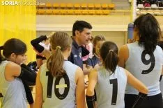El Cadete femenino del Río Duero, en el Pabellón Los Pajaritos. Bernat Díez.